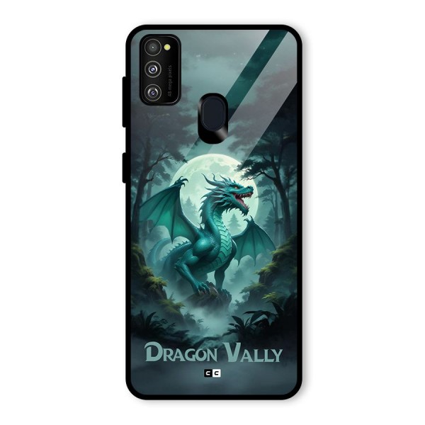 Dragon Valley Glass Back Case for Galaxy M21