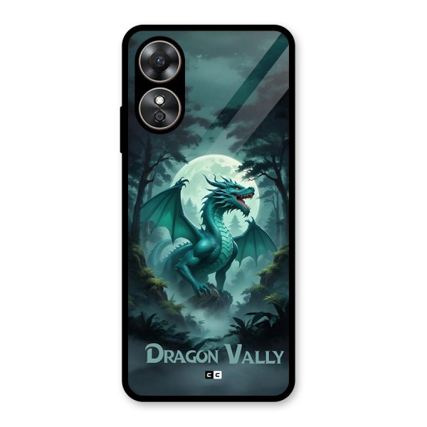 Dragon Valley Glass Back Case for Oppo A17