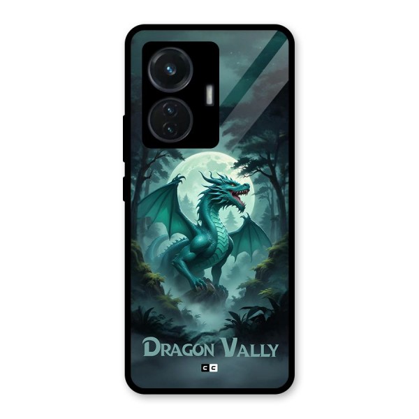 Dragon Valley Glass Back Case for Vivo T1 44W