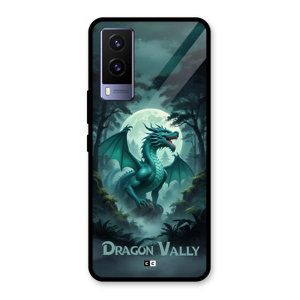 Dragon Valley Glass Back Case for Vivo V21e 5G