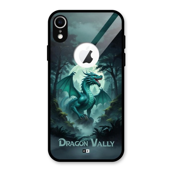 Dragon Valley Glass Back Case for iPhone XR Logo Cut