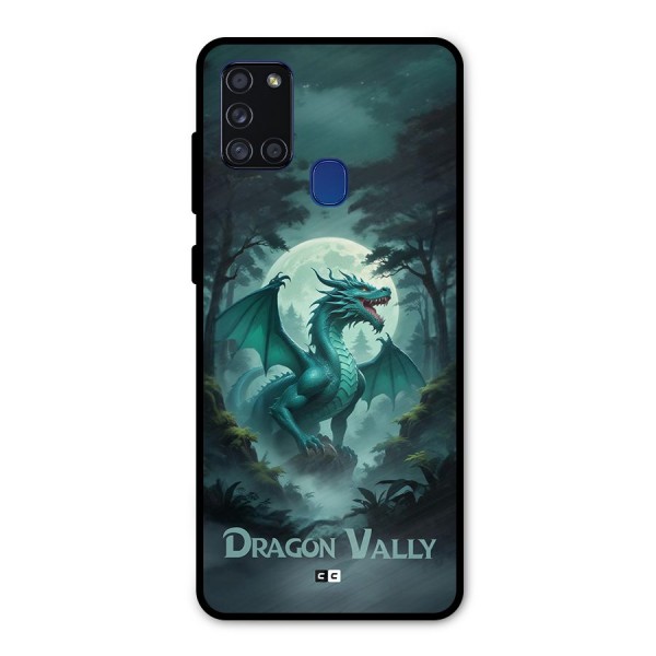 Dragon Valley Metal Back Case for Galaxy A21s