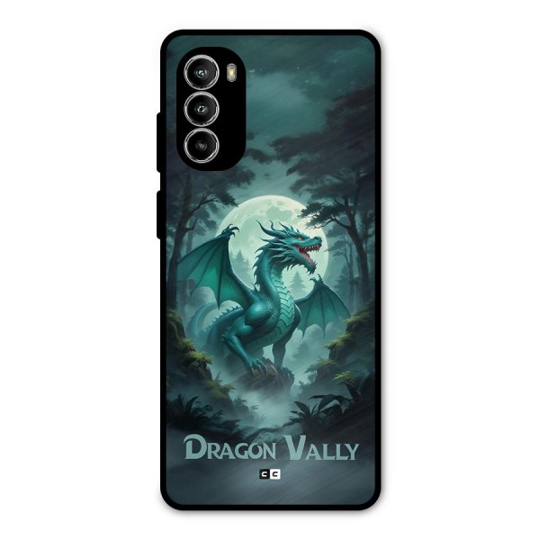 Dragon Valley Metal Back Case for Moto G52