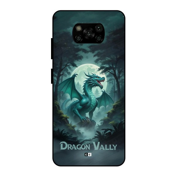 Dragon Valley Metal Back Case for Poco X3