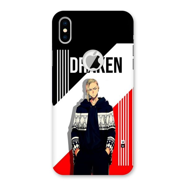 Draken Bhai Back Case for iPhone XS Logo Cut