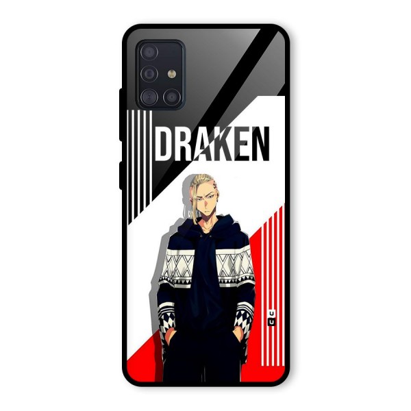 Draken Bhai Glass Back Case for Galaxy A51