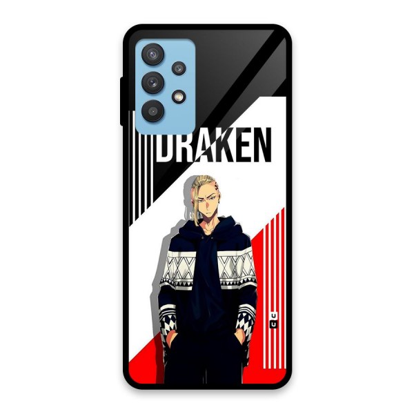 Draken Bhai Glass Back Case for Galaxy M32 5G