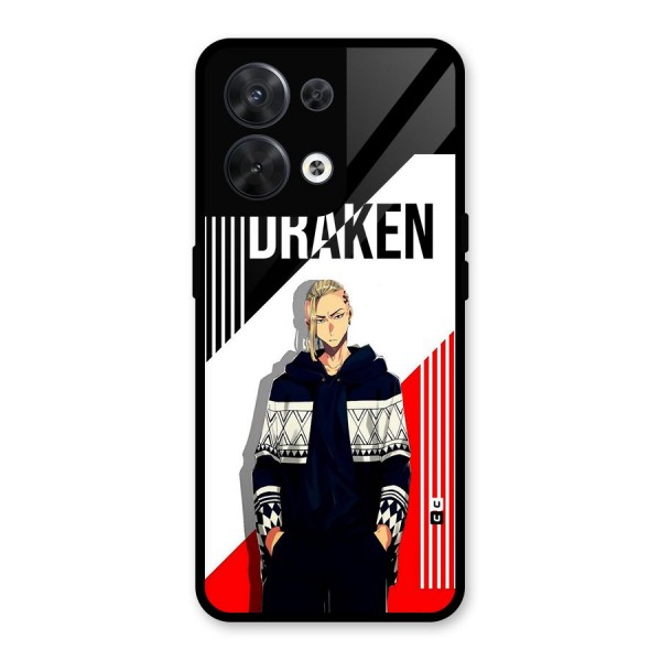 Draken Bhai Glass Back Case for Oppo Reno8 5G