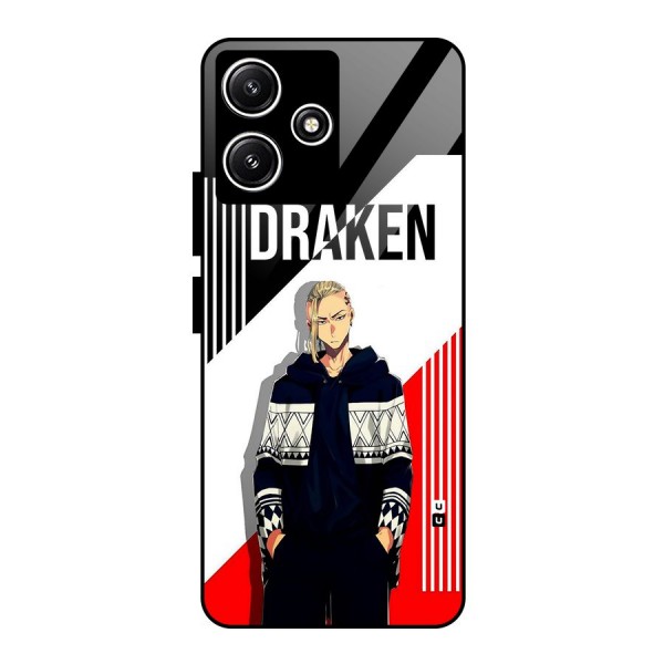 Draken Bhai Glass Back Case for Poco M6 Pro