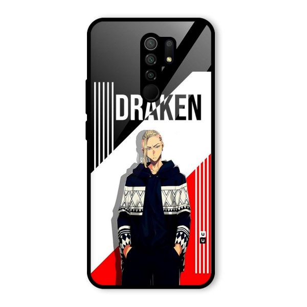 Draken Bhai Glass Back Case for Redmi 9 Prime