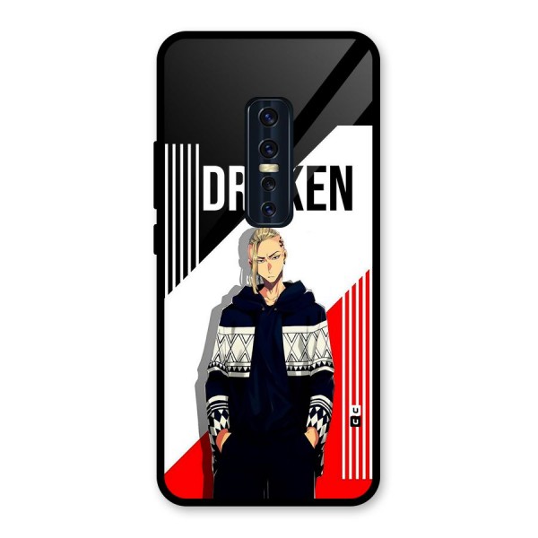 Draken Bhai Glass Back Case for Vivo V17 Pro