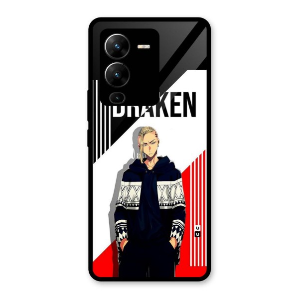 Draken Bhai Glass Back Case for Vivo V25 Pro