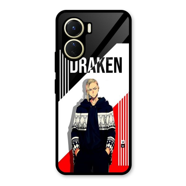 Draken Bhai Glass Back Case for Vivo Y16