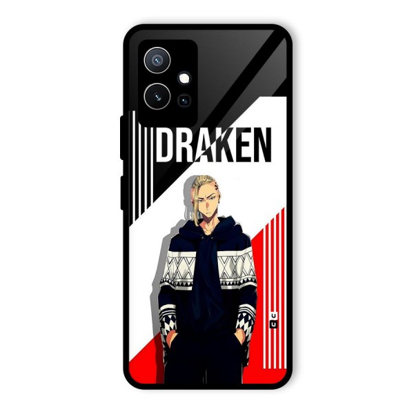 Draken Bhai Glass Back Case for Vivo iQOO Z6