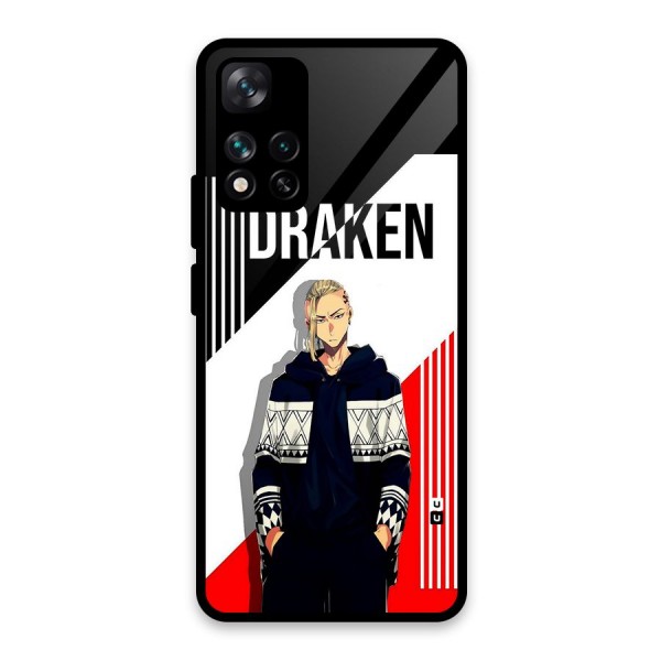 Draken Bhai Glass Back Case for Xiaomi 11i HyperCharge 5G