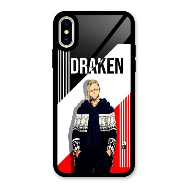 Draken Bhai Glass Back Case for iPhone XS