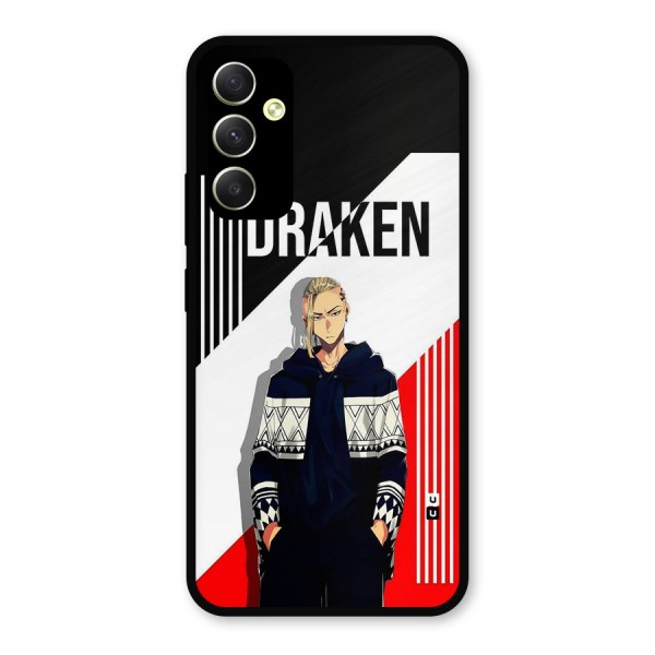 Draken Bhai Metal Back Case for Galaxy A34