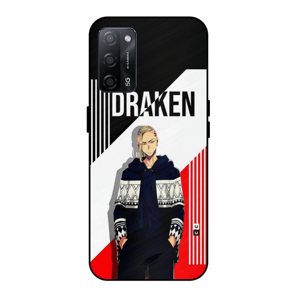 Draken Bhai Metal Back Case for Oppo A53s 5G