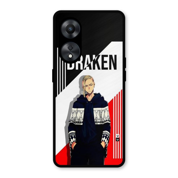 Draken Bhai Metal Back Case for Oppo A78