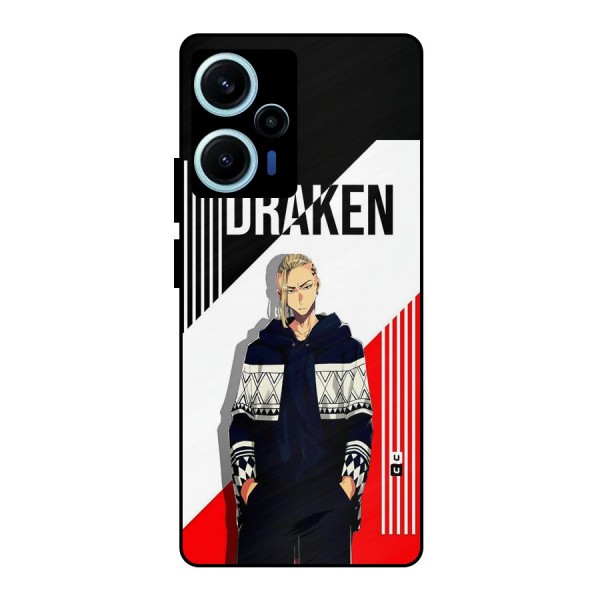 Draken Bhai Metal Back Case for Poco F5