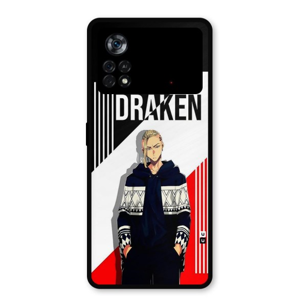 Draken Bhai Metal Back Case for Poco X4 Pro 5G