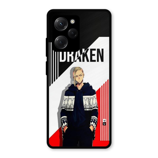 Draken Bhai Metal Back Case for Poco X5 Pro