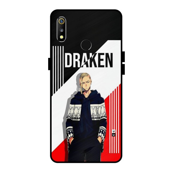 Draken Bhai Metal Back Case for Realme 3