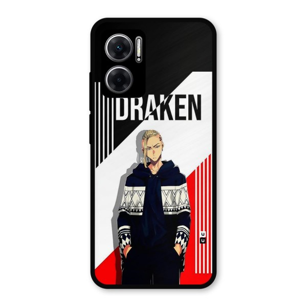 Draken Bhai Metal Back Case for Redmi 11 Prime 5G