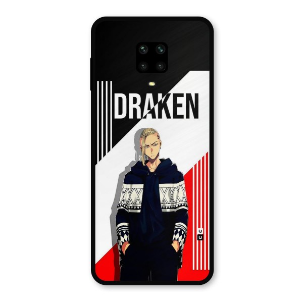 Draken Bhai Metal Back Case for Redmi Note 10 Lite