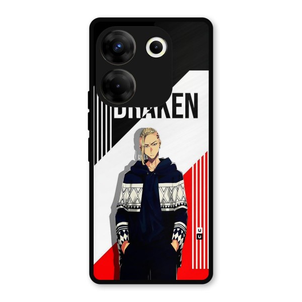 Draken Bhai Metal Back Case for Tecno Camon 20