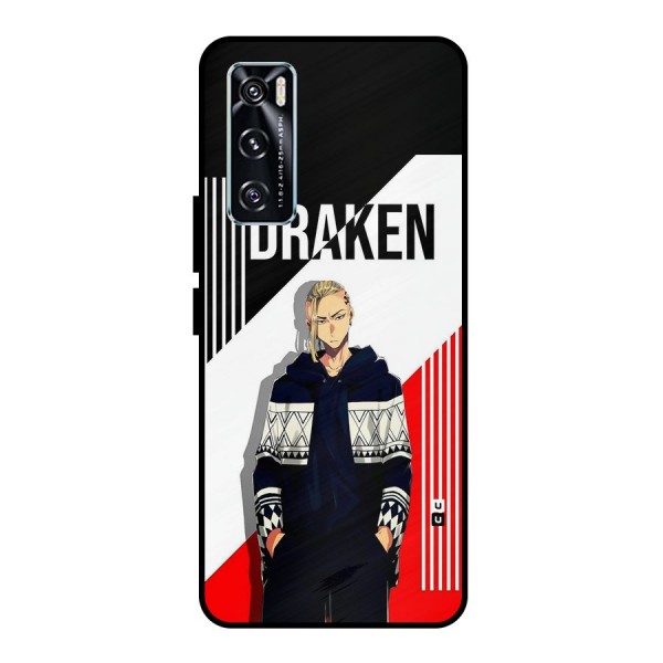 Draken Bhai Metal Back Case for Vivo V20 SE