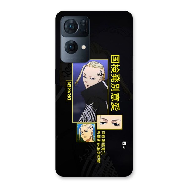 Draken Manji Gang Back Case for Oppo Reno7 Pro 5G