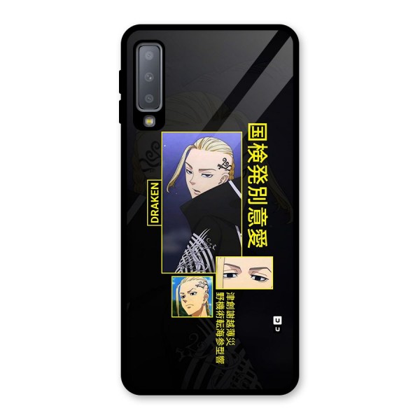 Draken Manji Gang Glass Back Case for Galaxy A7 (2018)