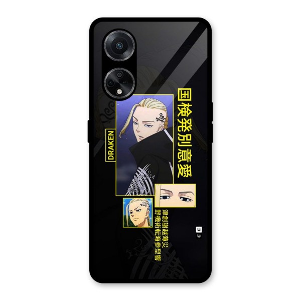 Draken Manji Gang Glass Back Case for Oppo F23