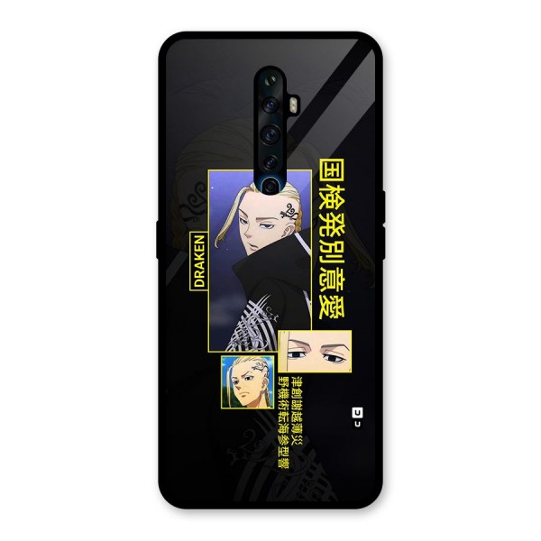 Draken Manji Gang Glass Back Case for Oppo Reno2 F