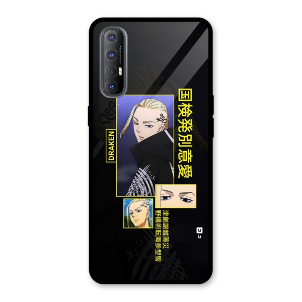 Draken Manji Gang Glass Back Case for Oppo Reno3 Pro