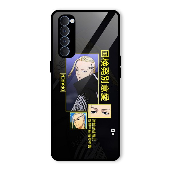 Draken Manji Gang Glass Back Case for Oppo Reno4 Pro