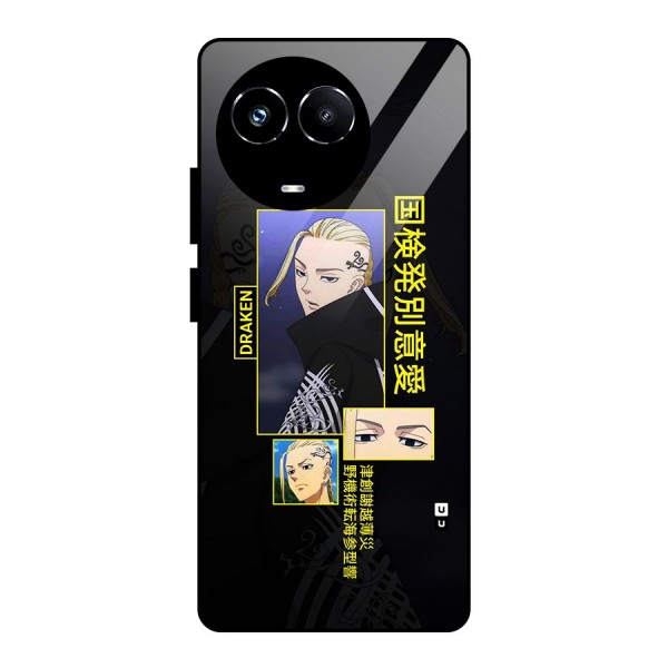 Draken Manji Gang Glass Back Case for Realme 11X