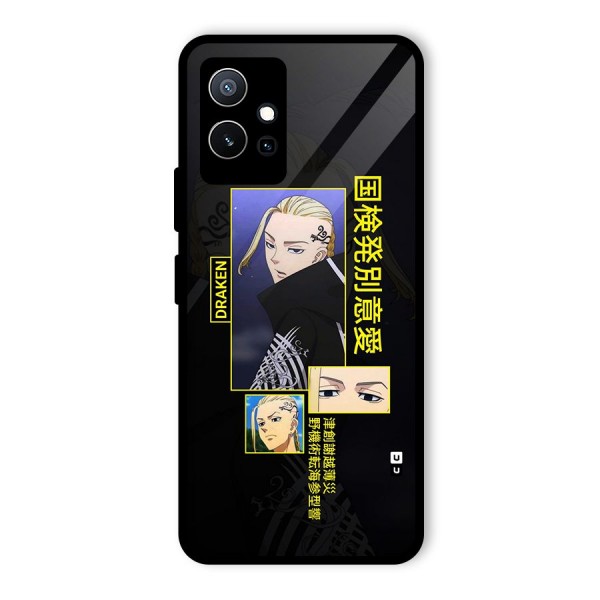 Draken Manji Gang Glass Back Case for Vivo T1 5G