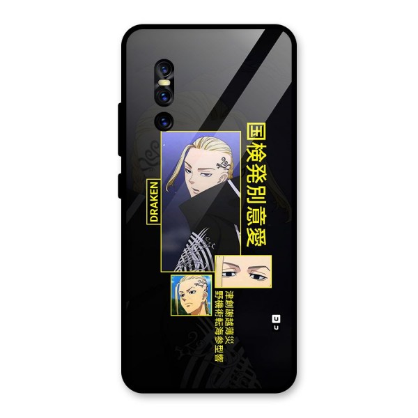 Draken Manji Gang Glass Back Case for Vivo V15 Pro