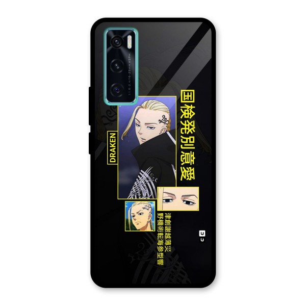 Draken Manji Gang Glass Back Case for Vivo V20 SE