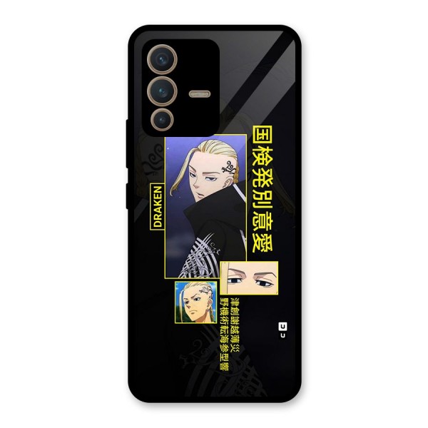 Draken Manji Gang Glass Back Case for Vivo V23 5G