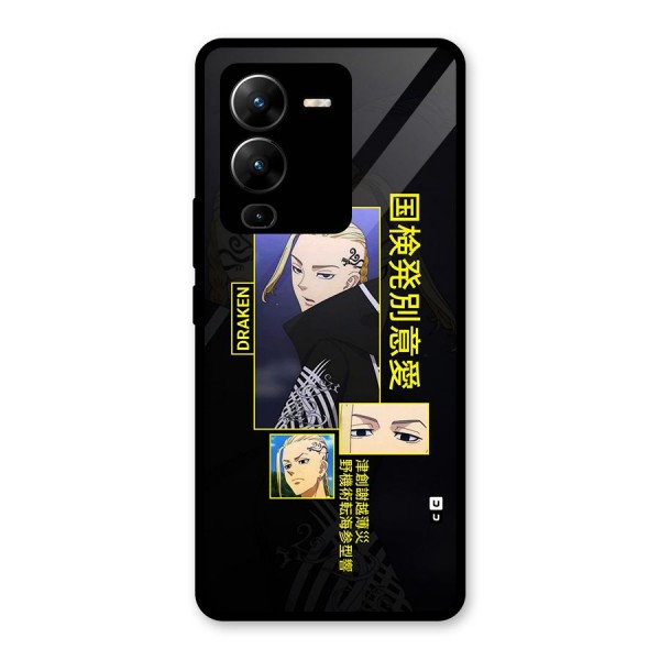 Draken Manji Gang Glass Back Case for Vivo V25 Pro