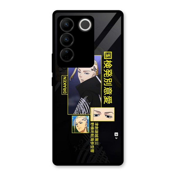 Draken Manji Gang Glass Back Case for Vivo V27