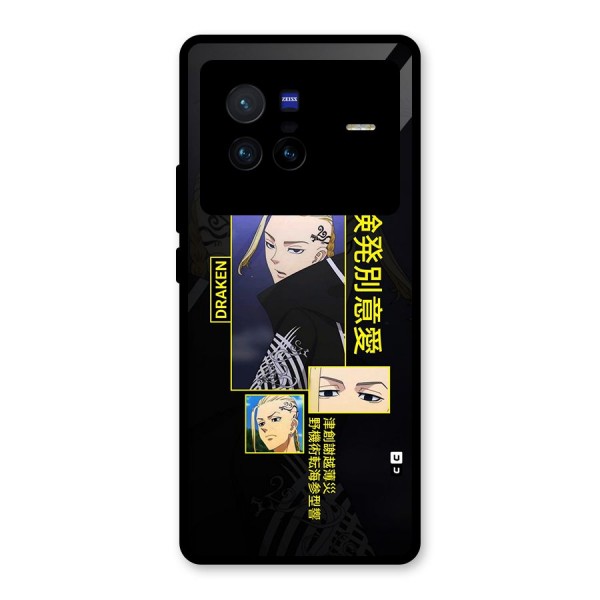 Draken Manji Gang Glass Back Case for Vivo X80