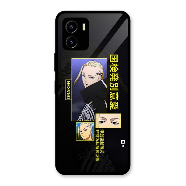 Draken Manji Gang Glass Back Case for Vivo Y15s