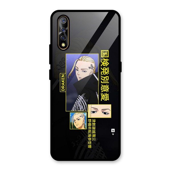 Draken Manji Gang Glass Back Case for Vivo Z1x