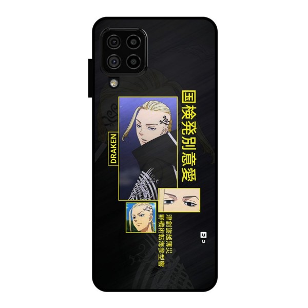 Draken Manji Gang Metal Back Case for Galaxy A22 4G