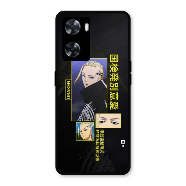 Draken Manji Gang Metal Back Case for Oppo A57 2022