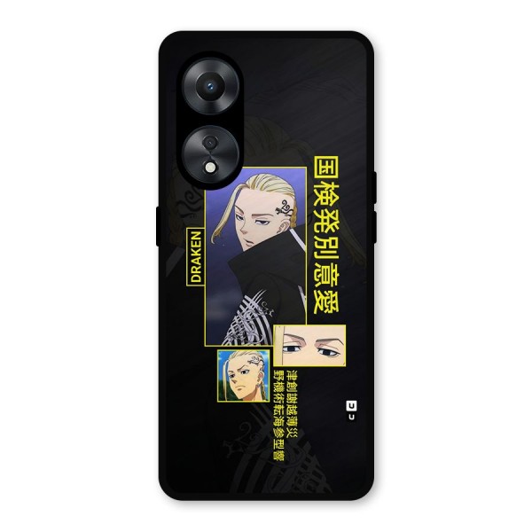 Draken Manji Gang Metal Back Case for Oppo A78